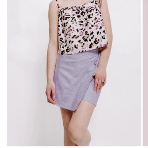 NWOT Cultivées - made in Quebec - Lavender Mini Skort